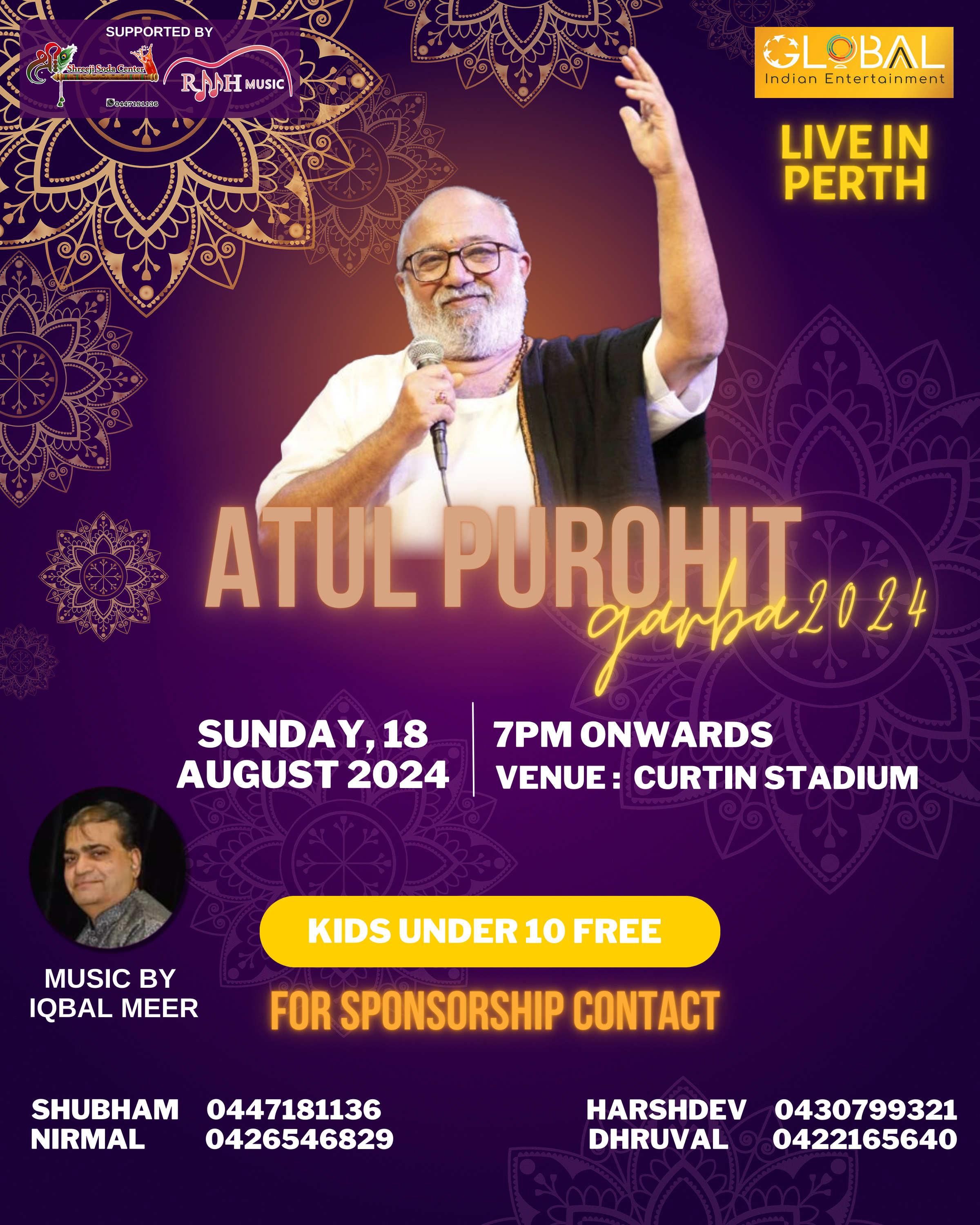 Atul Purohit Garba Night- Perth