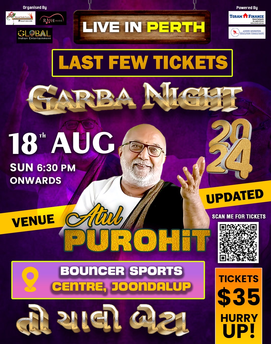 Atul Purohit Garba Night- Perth