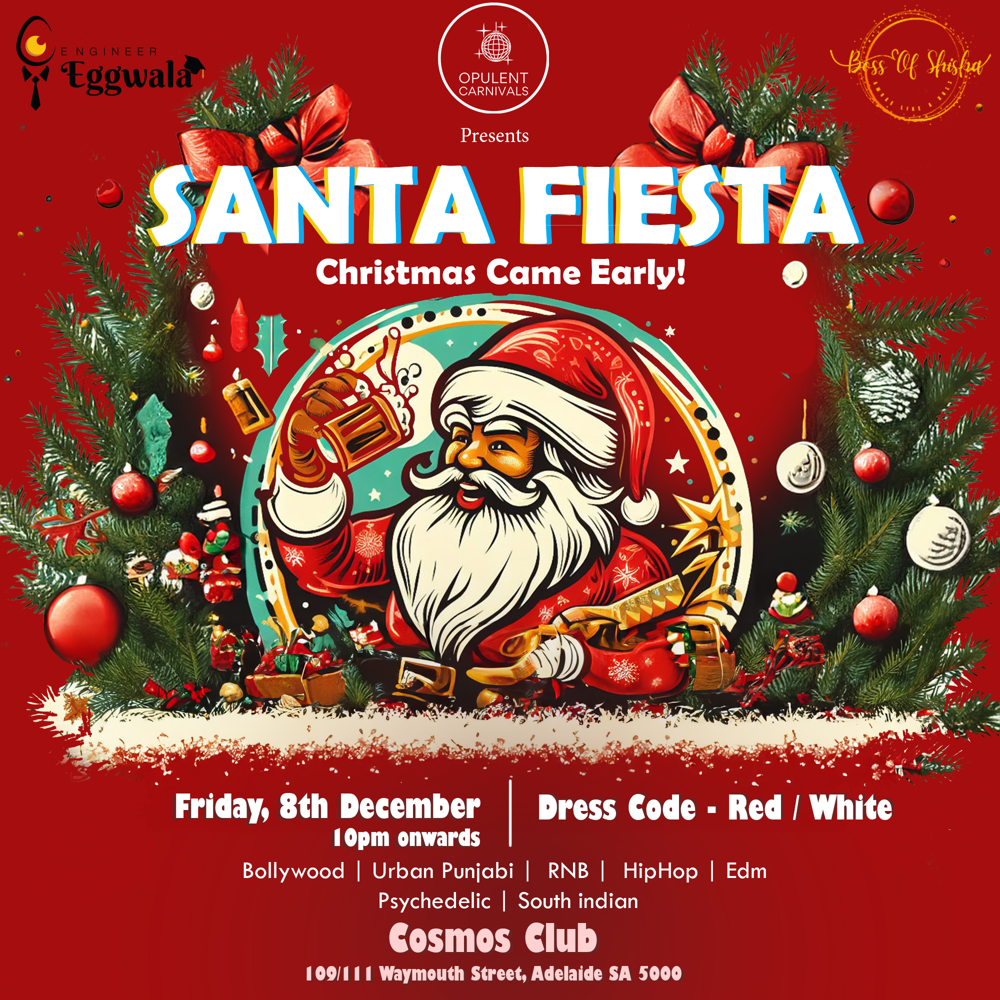 SANTA FIESTA- Christmas Party