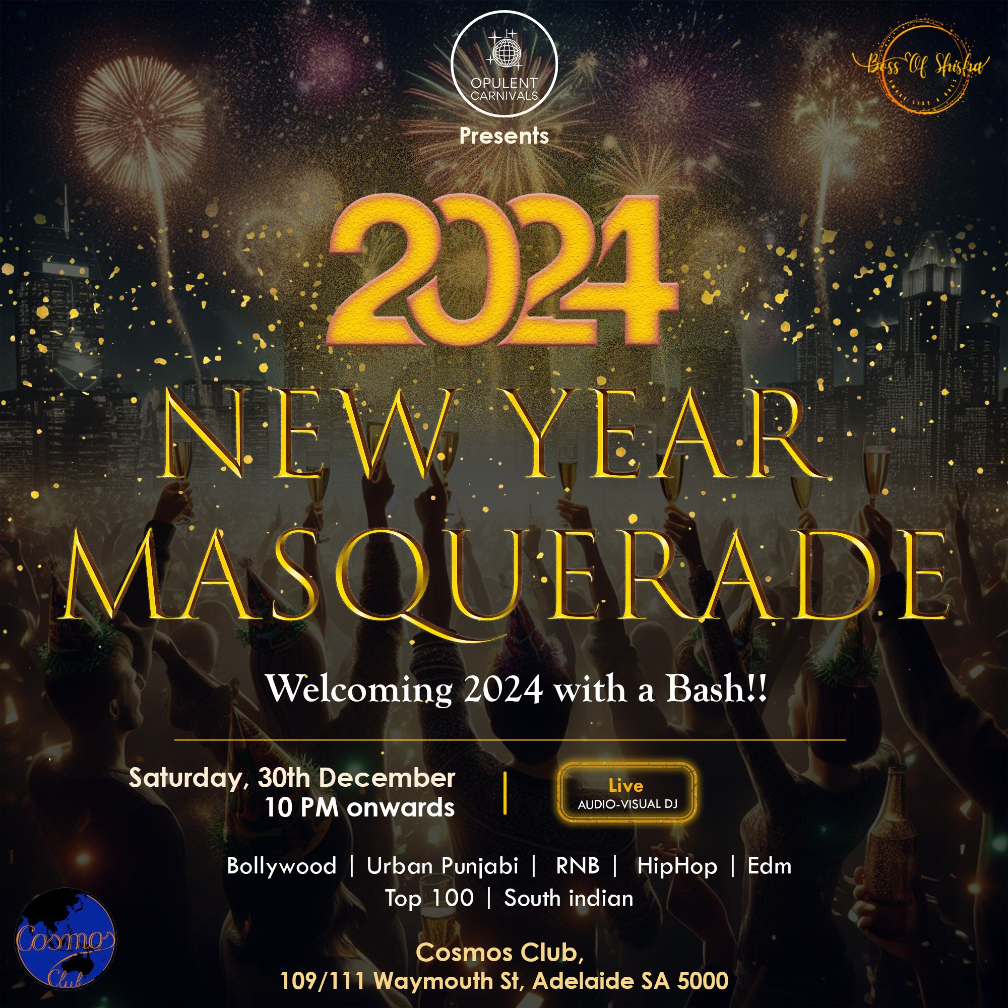 MASQUERADE- New Year Party 2024