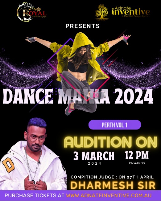 DANCE MANIA 2024-PERTH (For Participants)